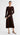 Longsleeve Bias Dress in Silk Charmeuse | Dark Roast