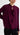 Cowl Neck Blouse in Silk Double Georgette | Mahogany