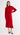 Tie Back Dress in Silk Double Georgette & Charmeuse | Red