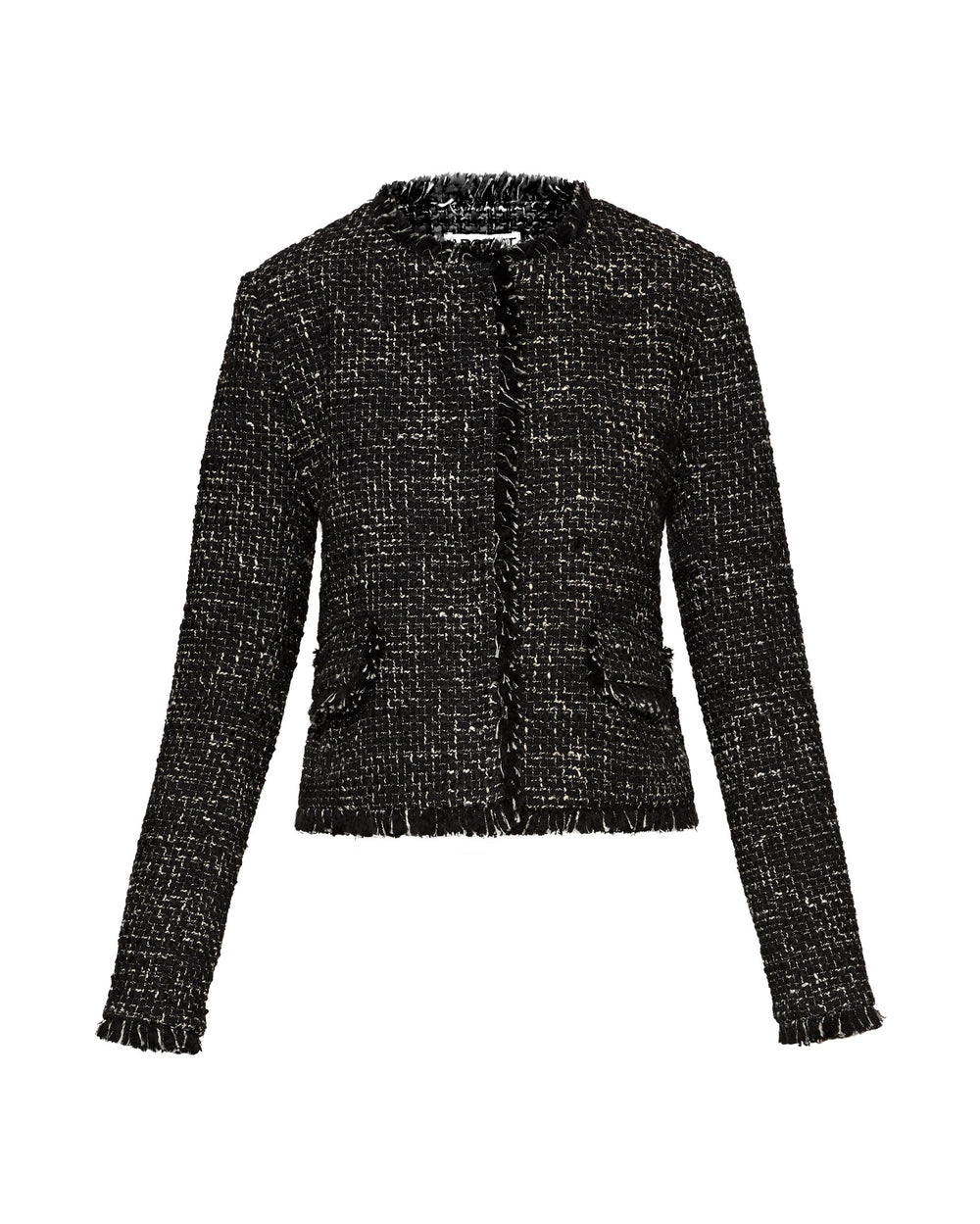 Classic Jacket in Tweed | Black Multi