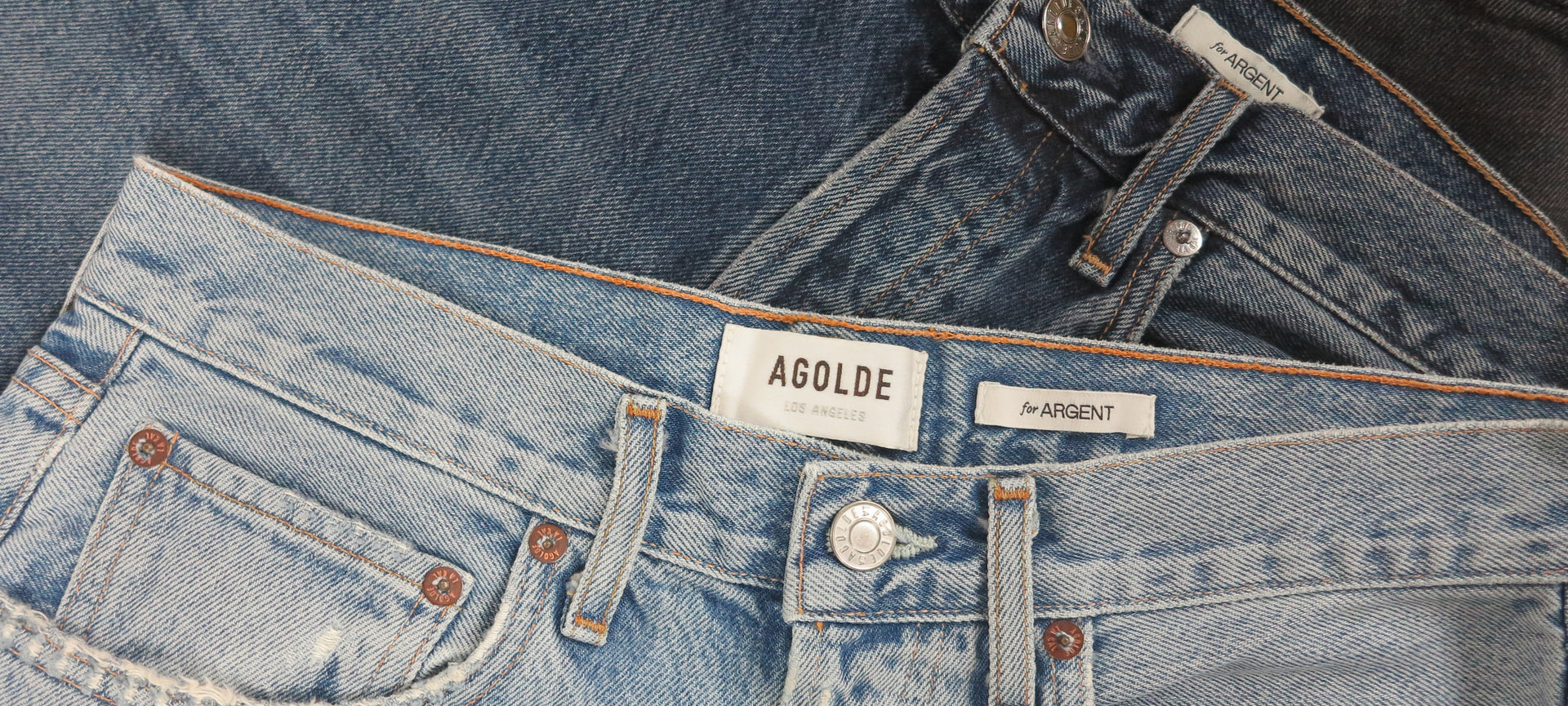 AGOLDE for Argent Denim That Works Argent