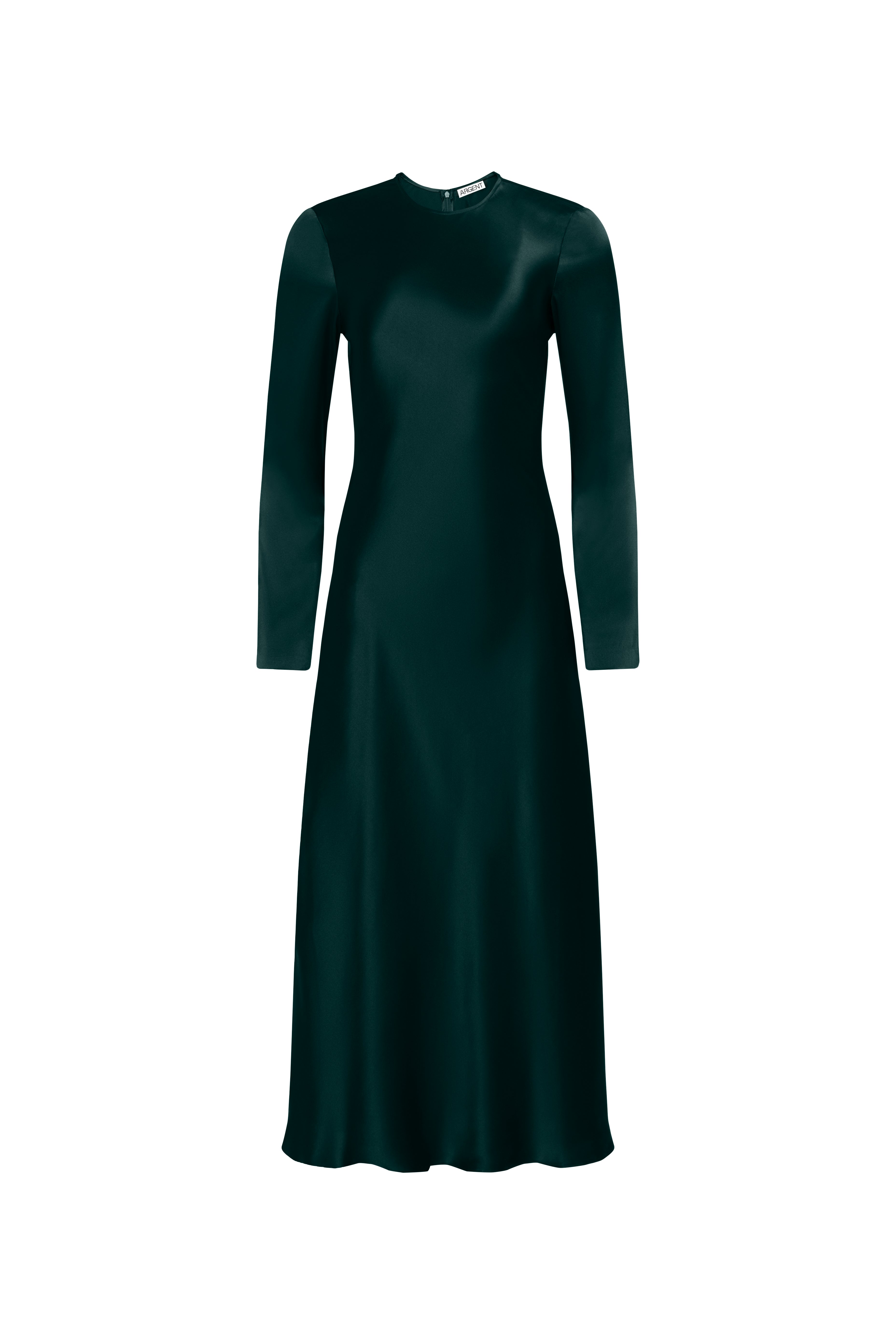 slim fit dress slacks CLARISSE 810441 Forest Green Fitted Dress – Formalwear Outlet main image 0