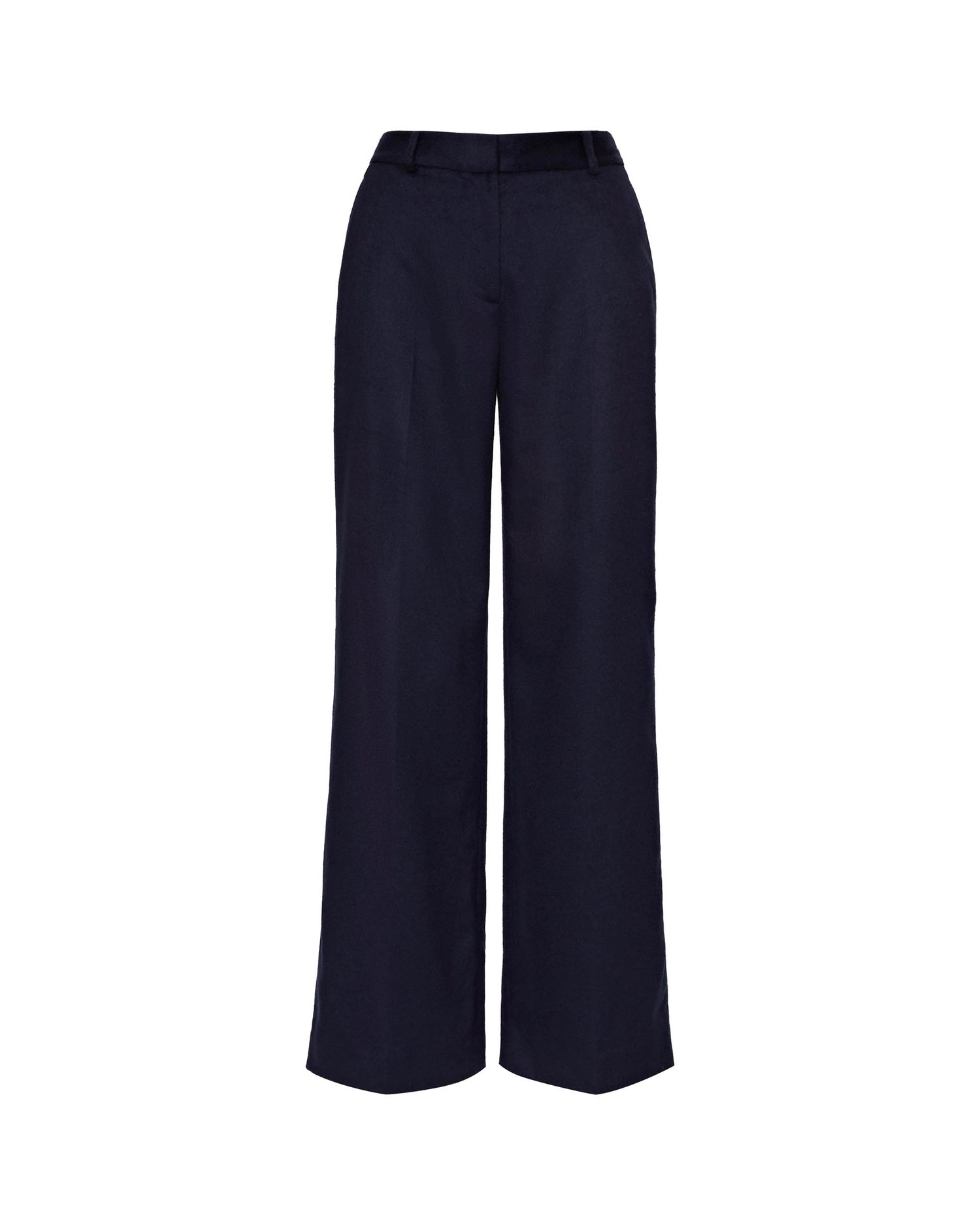 Soho Trouser in Textured Wool, Women's Pants