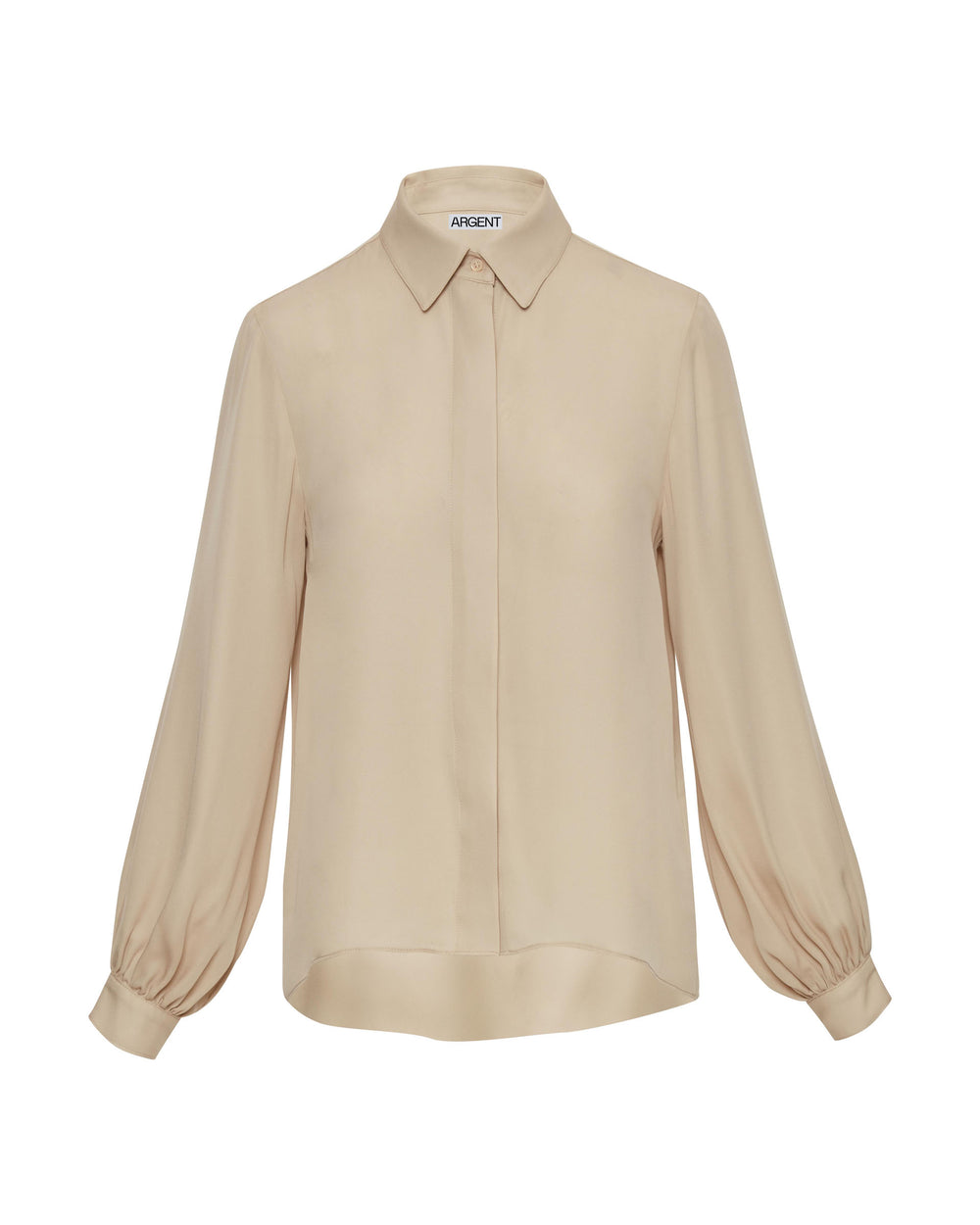 Vesey Blouse in Double Georgette | Sand
