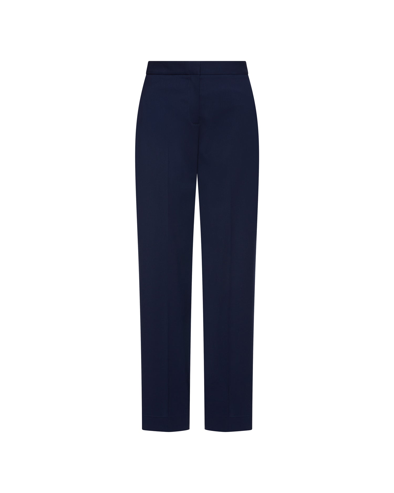 Buy Women Navy Solid Formal Regular Fit Trousers Online - 699637 | Van  Heusen