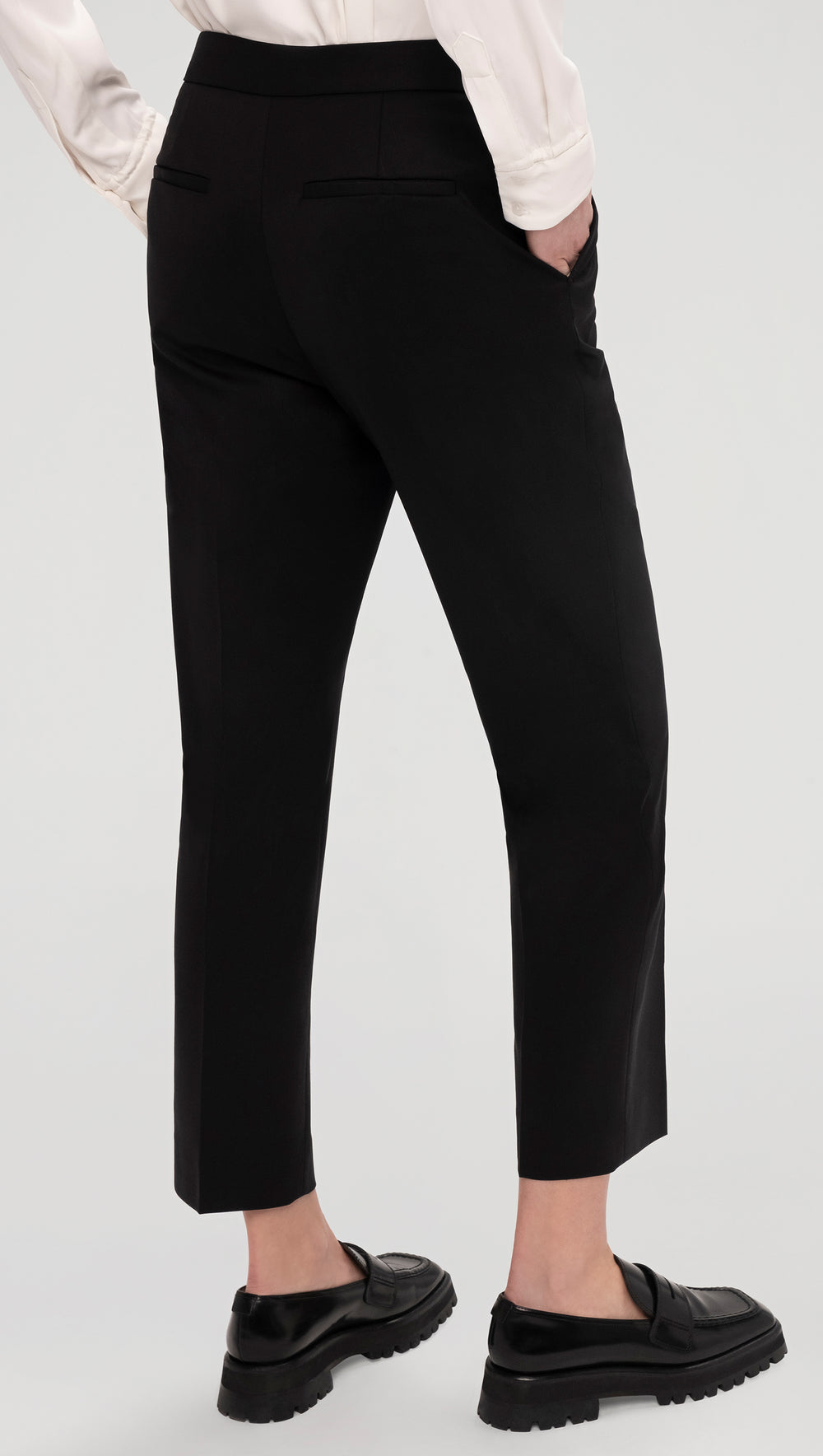 Tailored Trouser in Seasonless Wool | Black