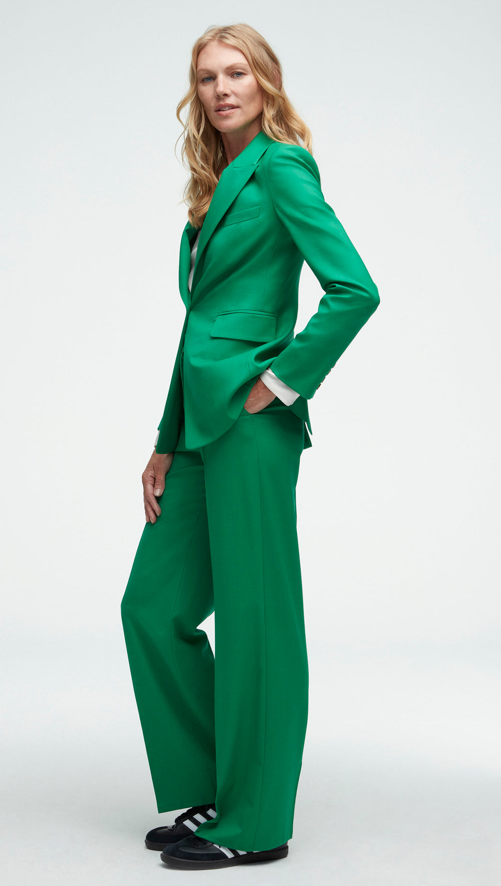 Single Button Blazer in Seasonless Wool | Women's Blazers | Argent