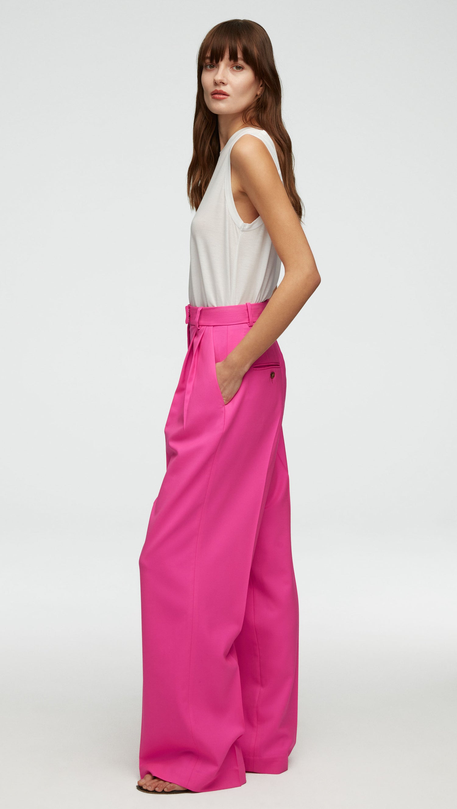 Pleated Trouser In Seasonless Wool Women s Pants Argent pleated-trouser-in-seasonless-wool-women-s-pants-argent