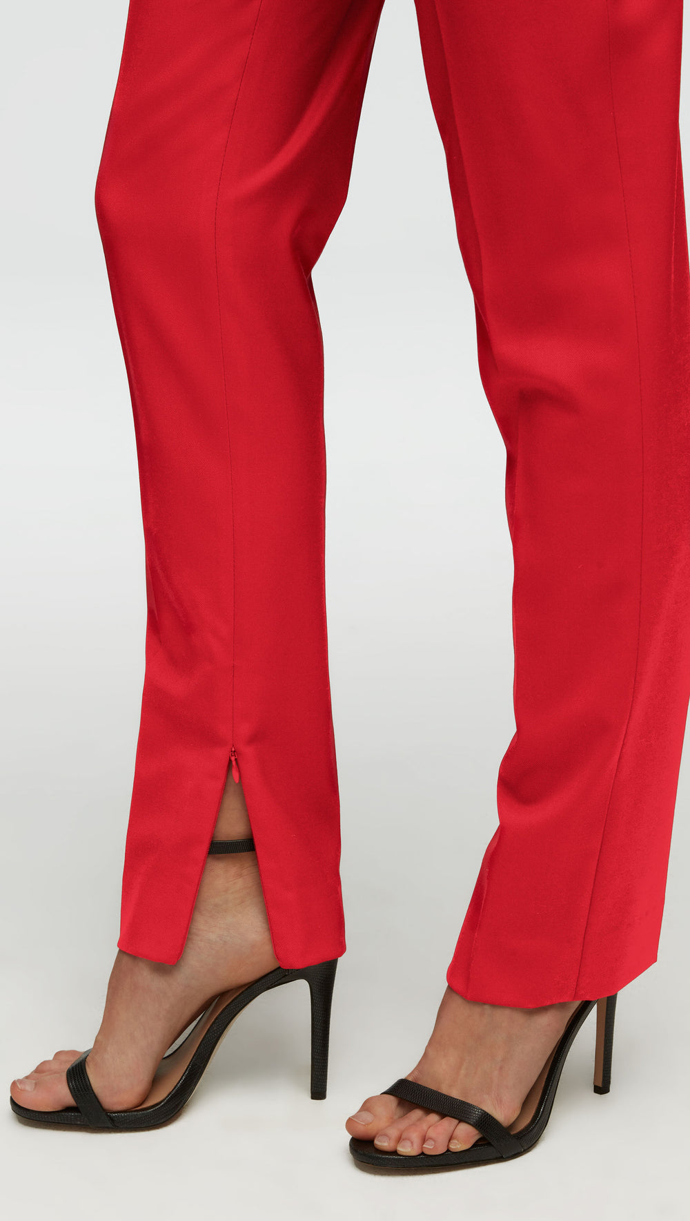 Elongated Tailored Trouser in Seasonless Wool | Poppy