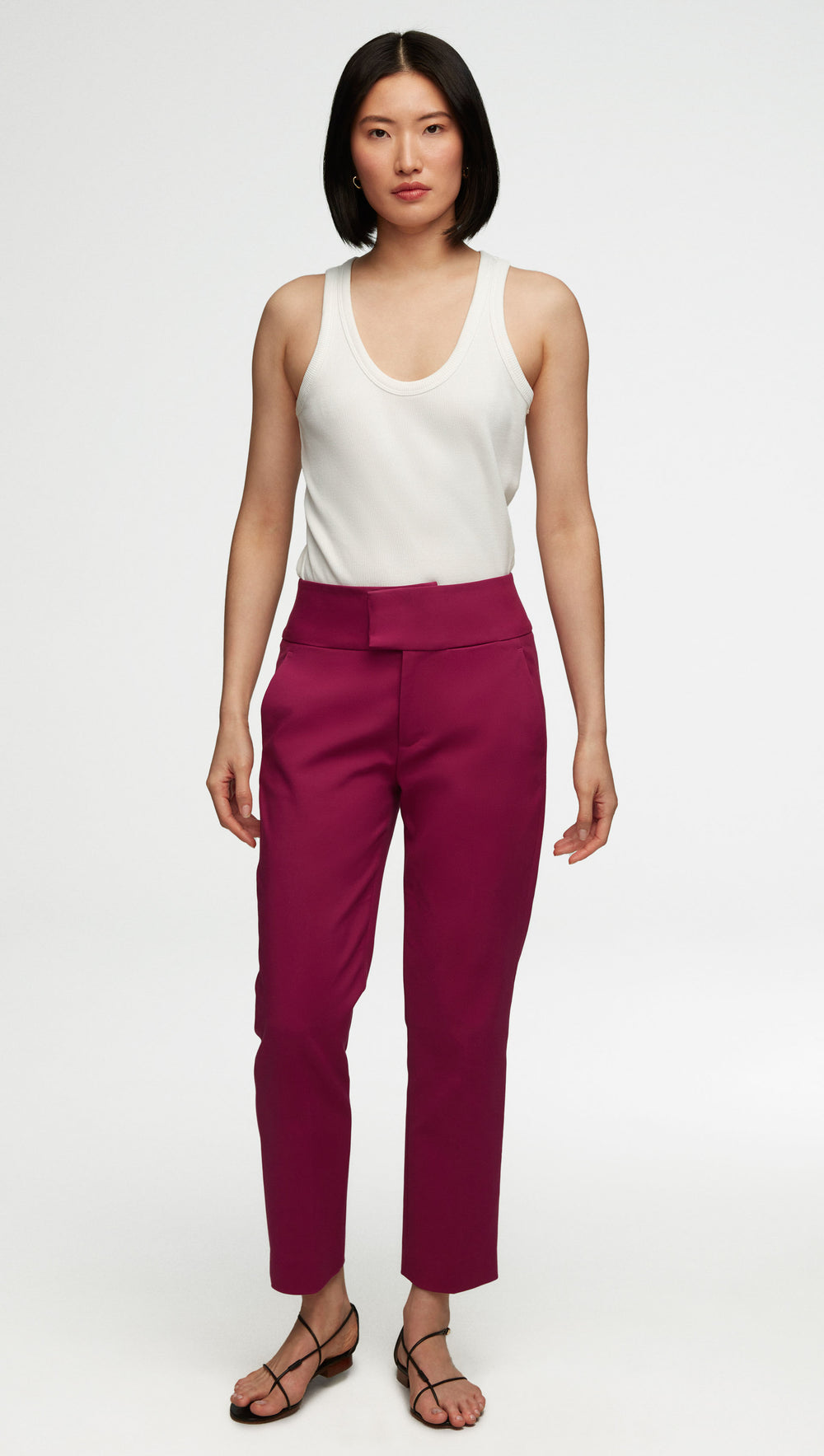 Formal Trousers & Hight Waist Pants - Purple - women - 109 products |  FASHIOLA INDIA
