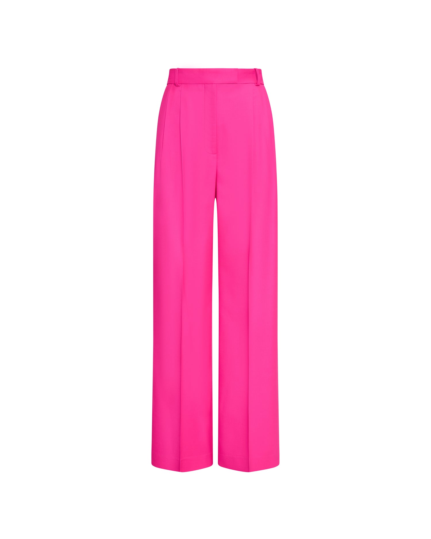Bright pink trouser suit hi-res stock photography and images - Alamy